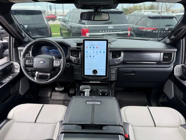 Certified 2025 Ford F-150 Lightning Platinum with VIN 1FT6W7L72SWG05891 for sale in Fenton, MI