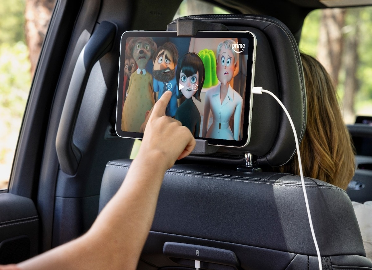 2026 Ford Expedition rear seat headrest device holders at Lasco Ford Michigan