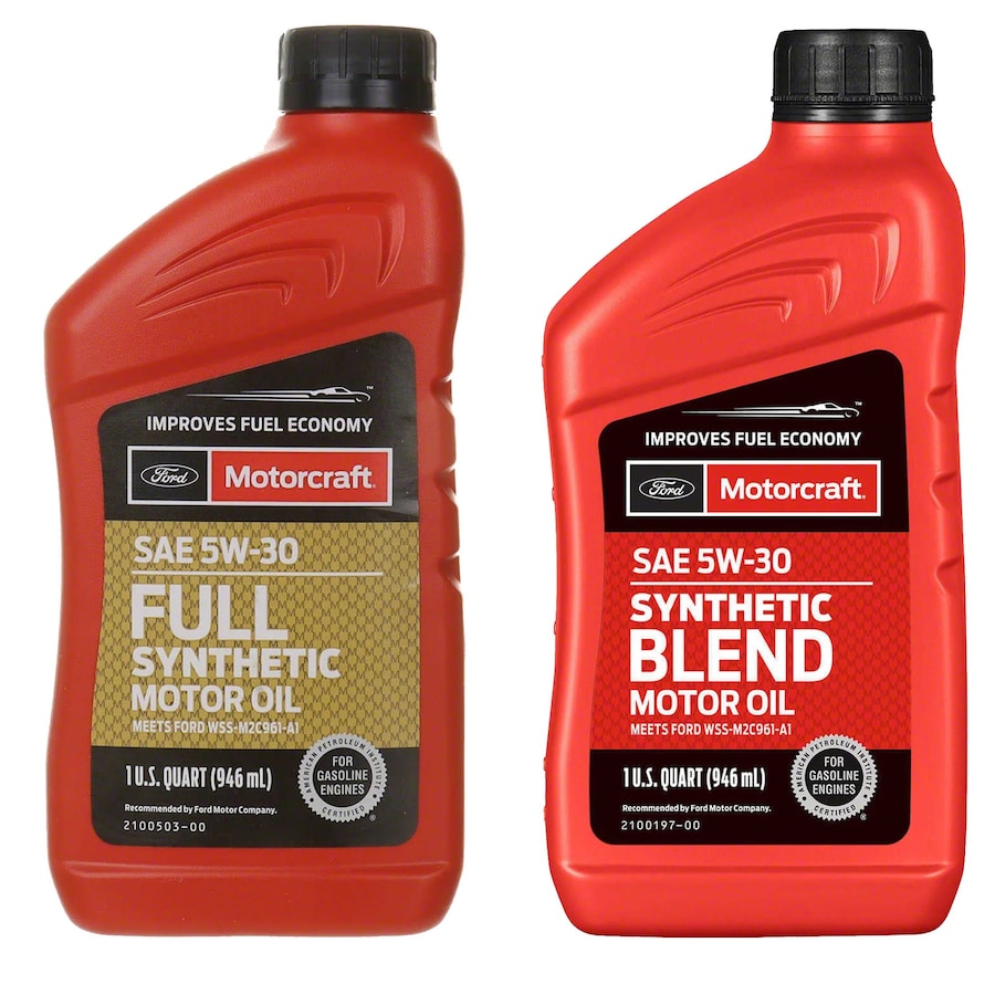 Motorcraft motor oil available from the Lasco Ford parts department in Fenton Michigan