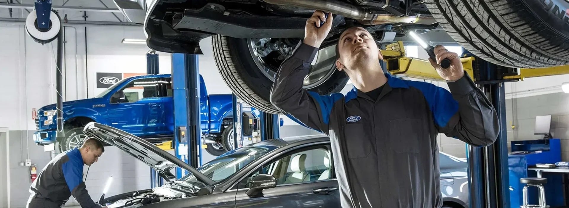 Lasco Ford certified service department summer vehicle checkup Fenton Michigan