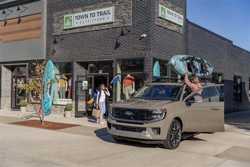 2026 Ford Expedition lifestyle kayak roof rack Michigan Lasco Ford