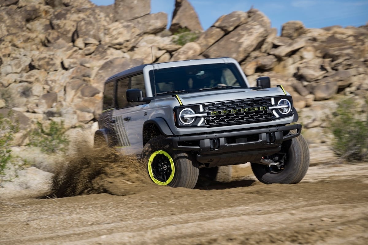 2027 Ford Bronco RTR exterior Avalanche Gray