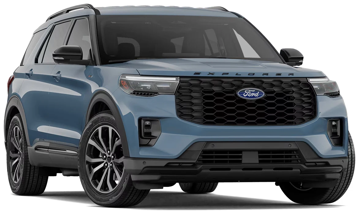 2027 Ford Explorer ST-Line in Vapor Blue at Lasco Ford in Fenton Michigan