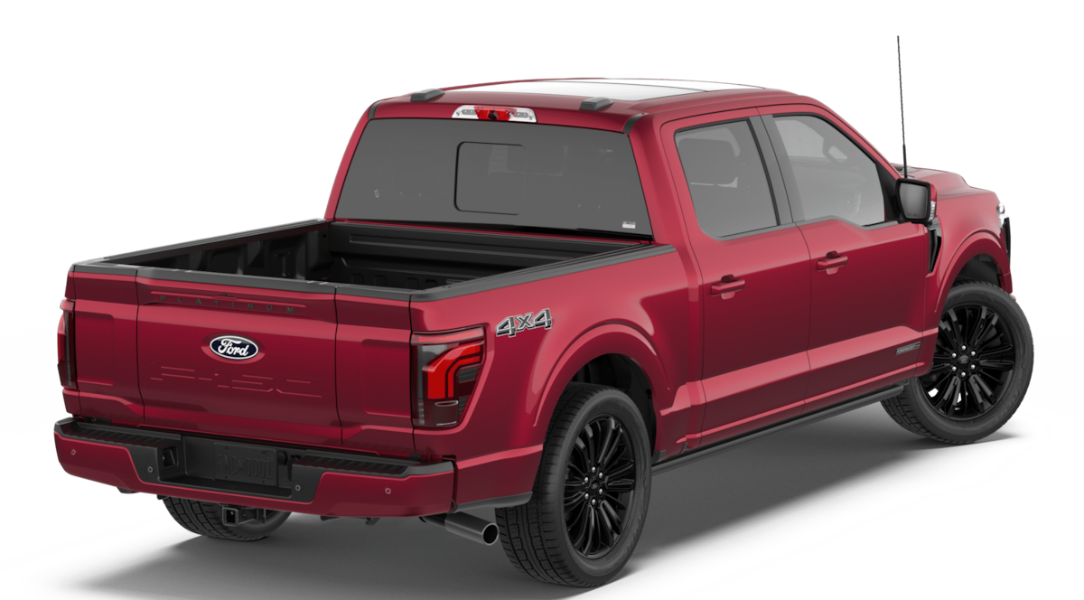 2026 Ford F-150 Platinum bed and split gate at Lasco Ford