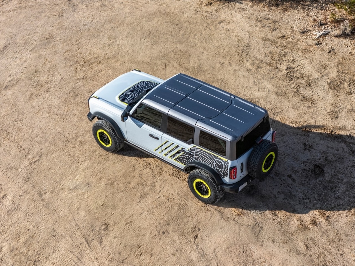 2027 Ford Bronco RTR interior Hyper Lime accents