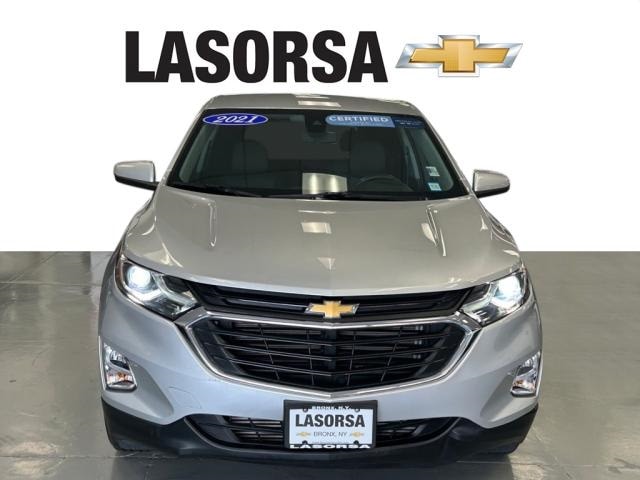 Certified 2021 Chevrolet Equinox LT with VIN 3GNAXUEV2MS155263 for sale in Bronx, NY