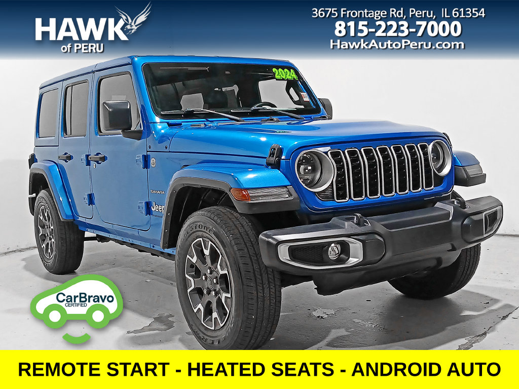 New 2024 Jeep Wrangler Sahara SUV For Sale in Peru, IL