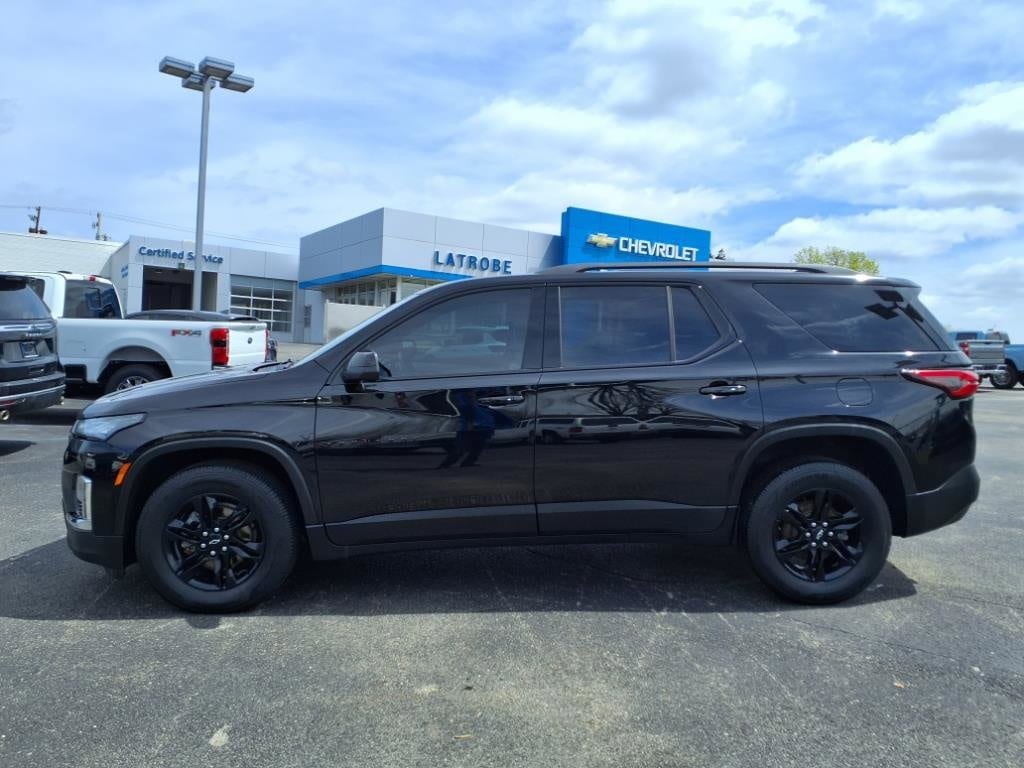 Used 2022 Chevrolet Traverse LS with VIN 1GNEVFKW8NJ124196 for sale in Latrobe, PA