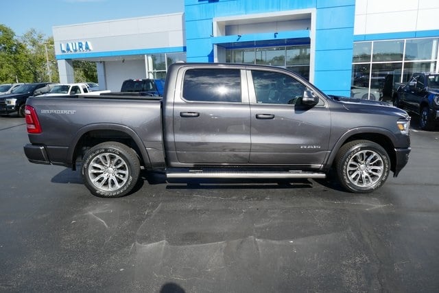 Used 2021 RAM Ram 1500 Pickup Laramie with VIN 1C6SRFJT0MN613620 for sale in Sullivan, MO