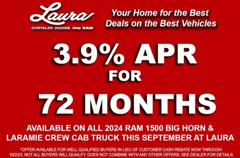 New 2024 Ram 1500 LARAMIE CREW CAB 4X4 5'7 BOX For Sale Near St. Louis
