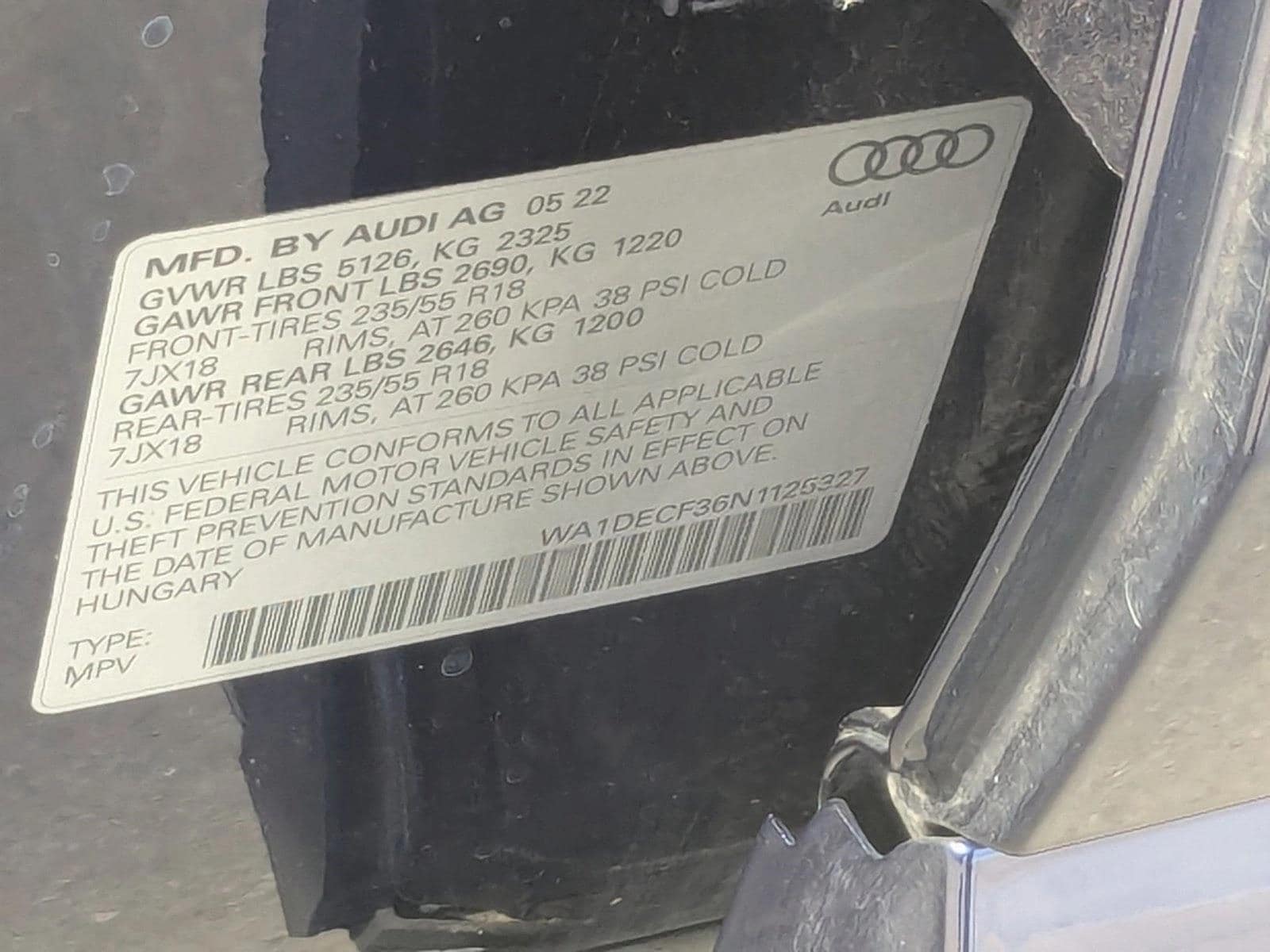 2022 AUDI Q3 - Image 14