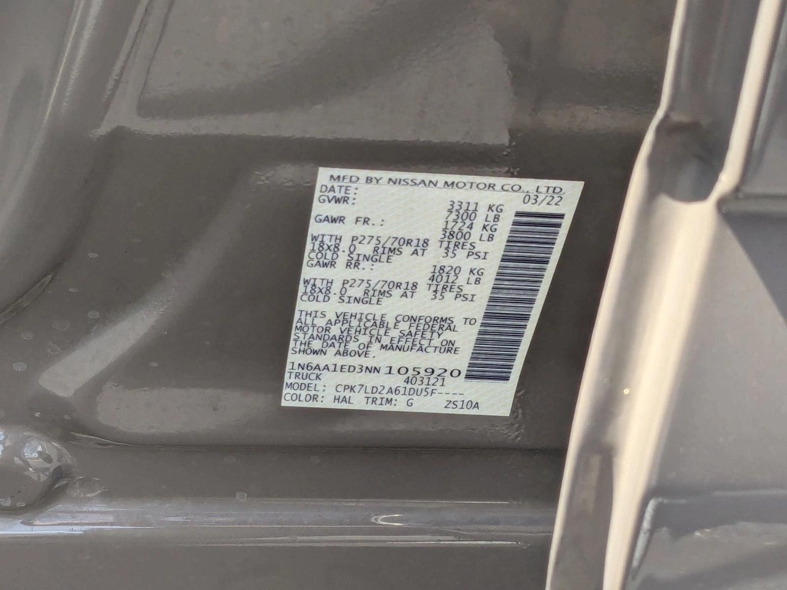 2022 NISSAN TITAN - Image 15