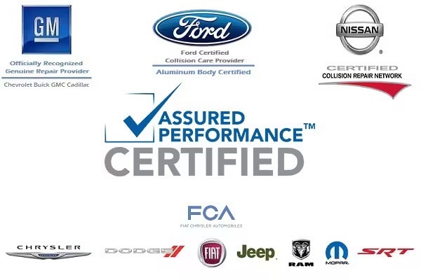 Manufacturer-recognized collision repair certifications