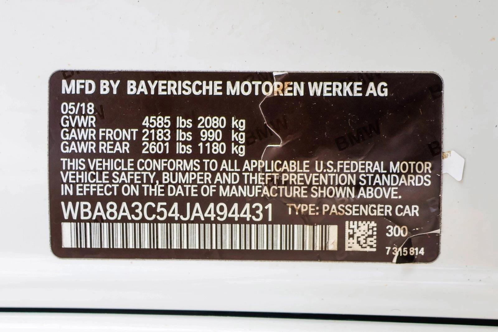 2018 BMW 320I - Image 27