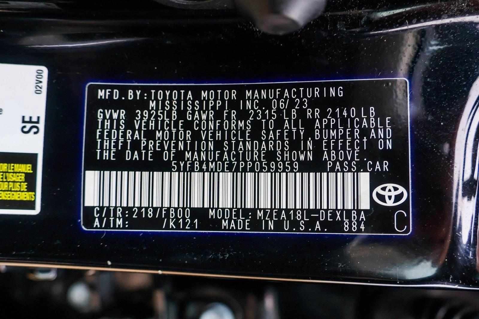 2023 TOYOTA COROLLA - Image 27