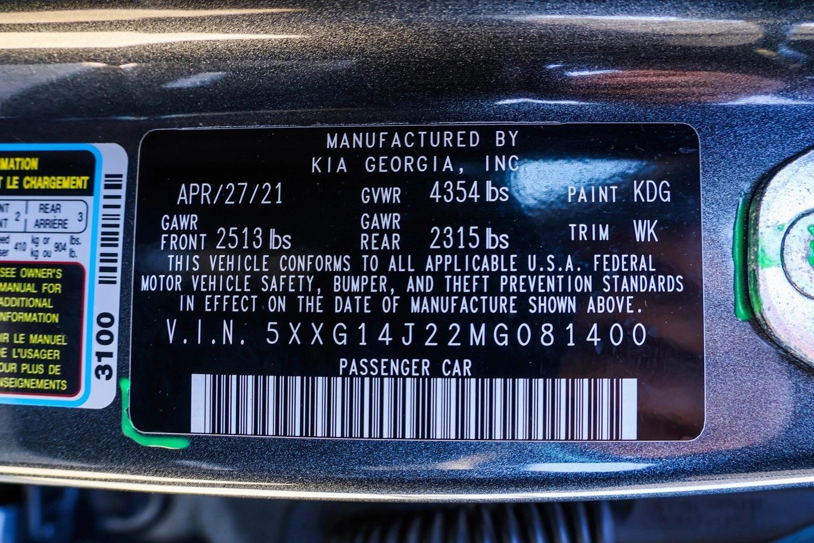 2021 KIA K5 - Image 28