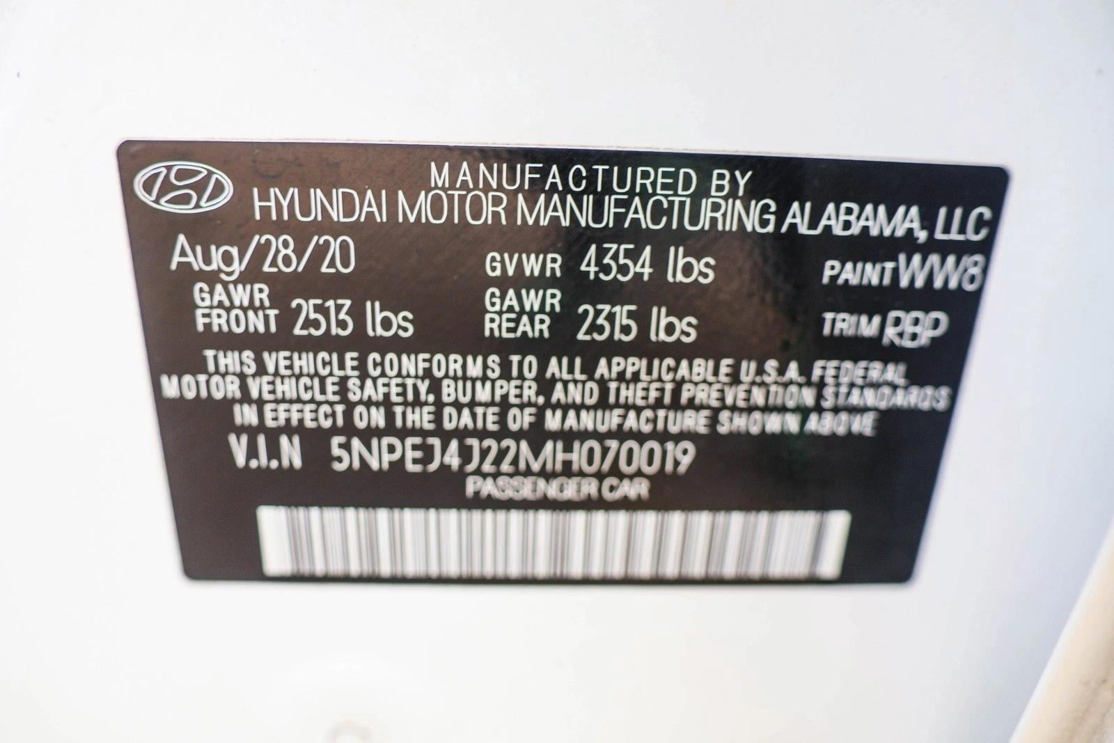 2021 HYUNDAI SONATA - Image 27