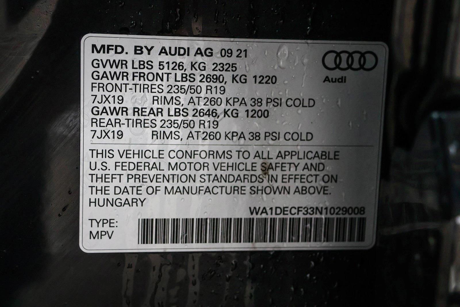 2022 AUDI Q3 - Image 28