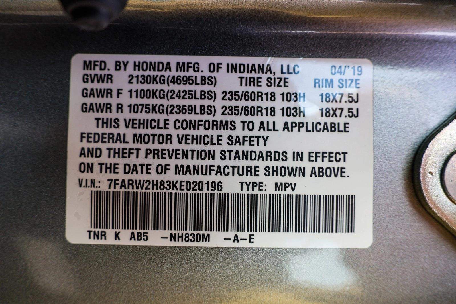 2019 HONDA CR-V - Image 28