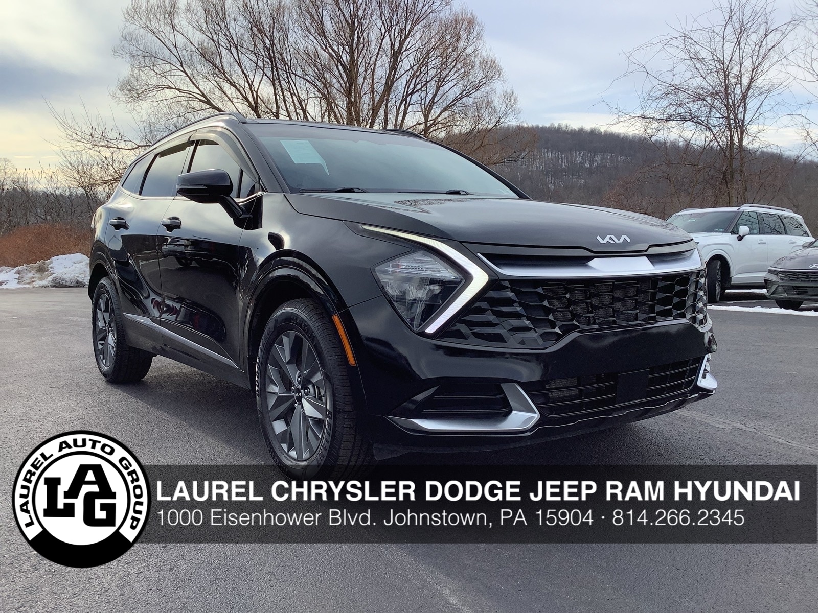 Ebony Black 2023 Kia Sportage SX AWD SUV / Crossover All-Wheel Drive 8-Speed Automatic