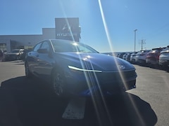 2026 Hyundai Elantra Hybrid Blue Sedan