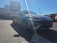 2026 Hyundai Elantra Hybrid Blue Sedan