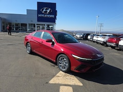 2026 Hyundai Elantra Hybrid Blue Sedan