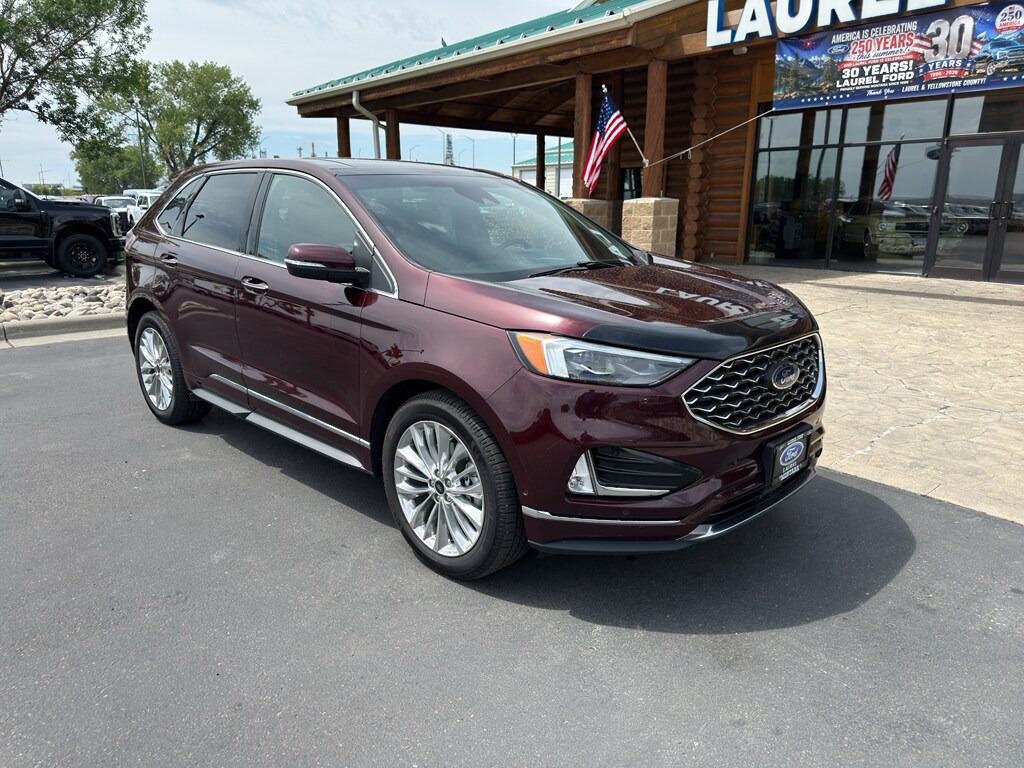 Used 2020 Ford Edge Titanium with VIN 2FMPK4K91LBA14824 for sale in Laurel, MT