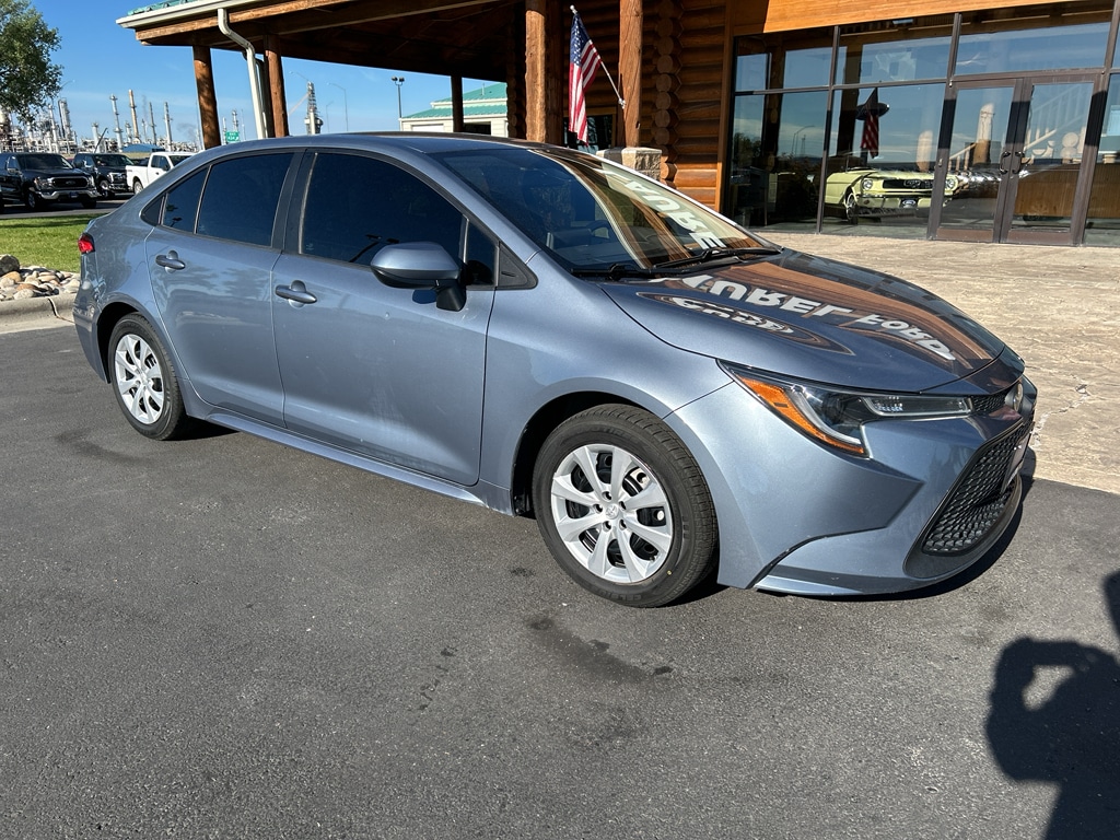 Used 2021 Toyota Corolla LE with VIN 5YFEPMAE0MP242012 for sale in Laurel, MT