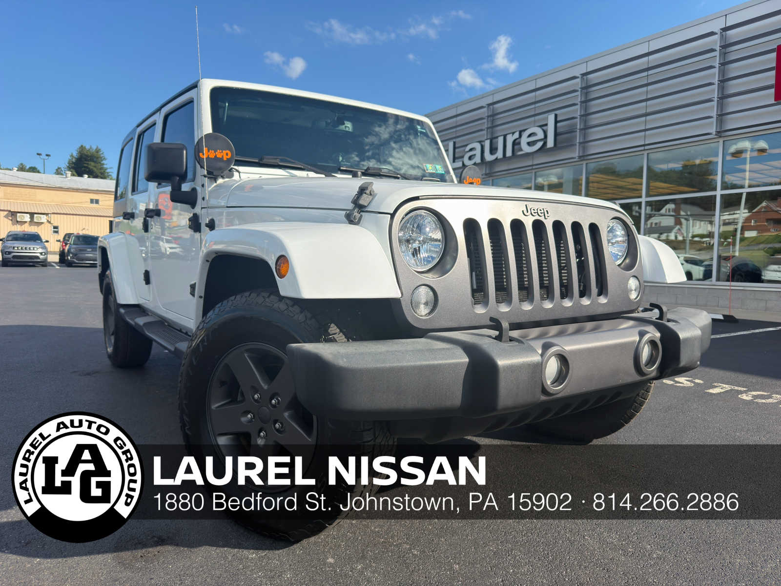 Used 2016 Jeep Wrangler Unlimited Freedom Edition with VIN 1C4BJWDG2GL188447 for sale in Johnstown, PA