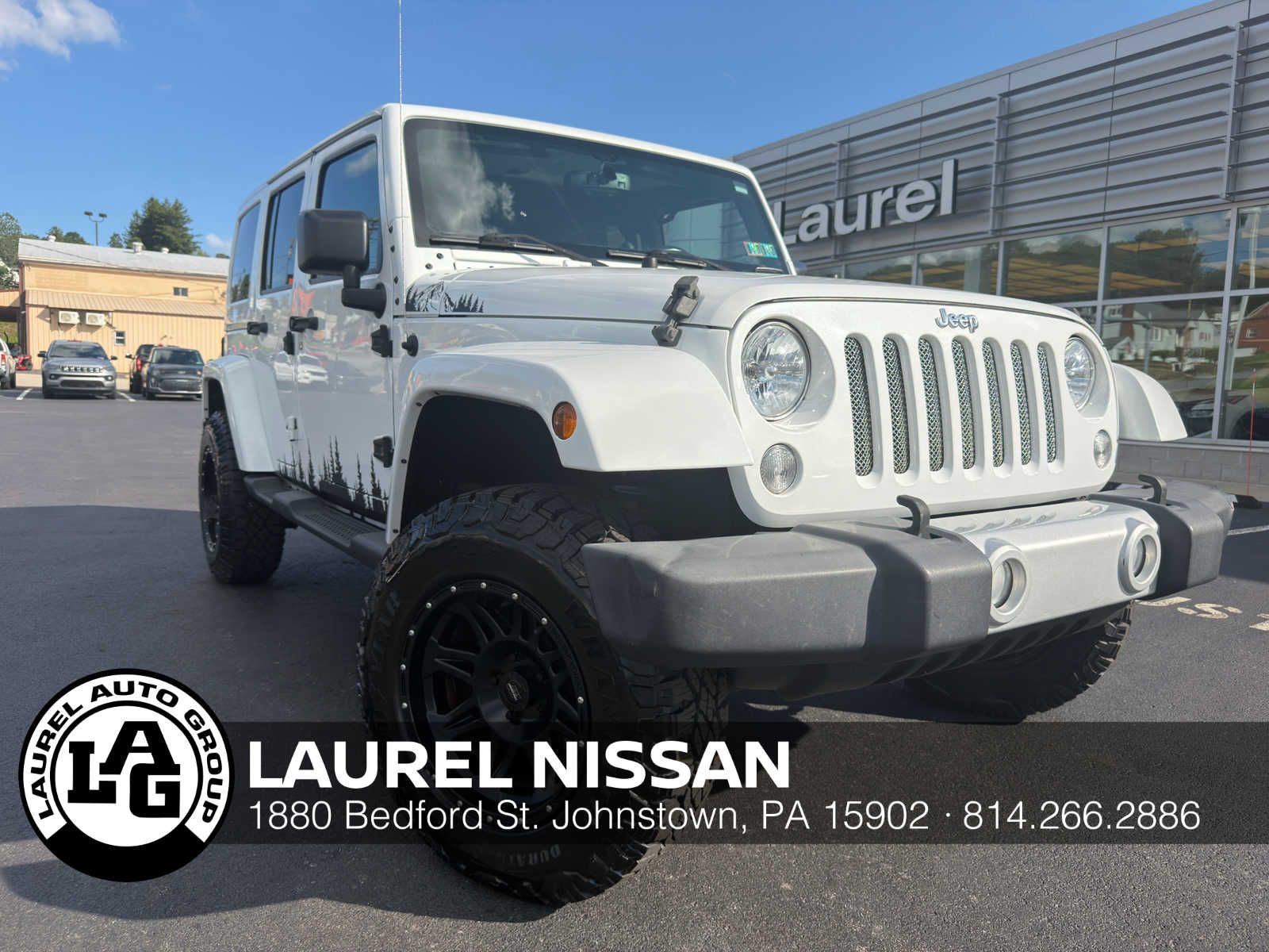 Used 2015 Jeep Wrangler Unlimited Sahara with VIN 1C4BJWEG5FL553099 for sale in Johnstown, PA