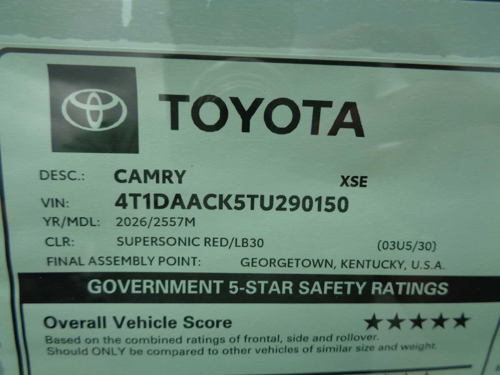 2026 Toyota Camry XSE - Photo 21