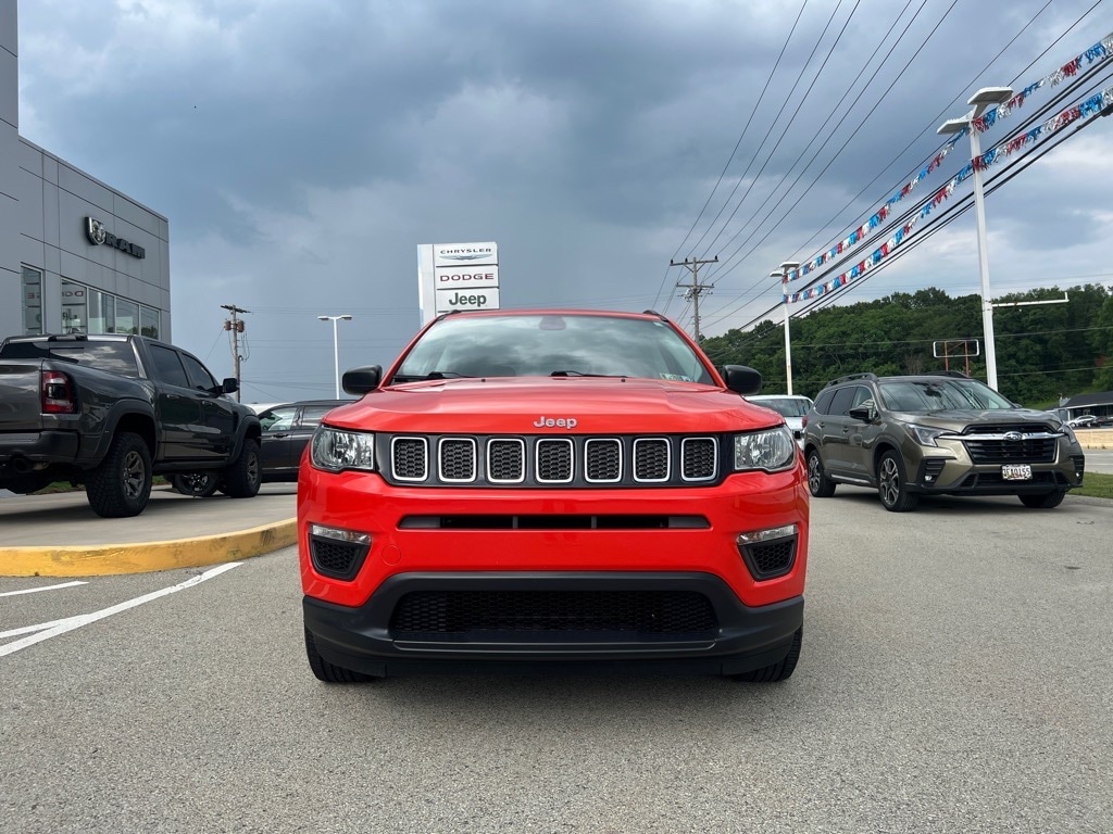 Used 2018 Jeep Compass Sport with VIN 3C4NJDAB6JT213453 for sale in Latrobe, PA