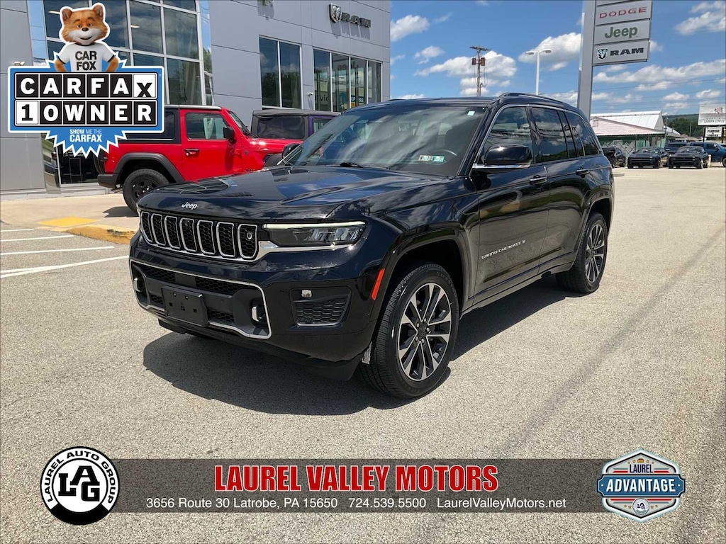 Used 2022 Jeep Grand Cherokee Overland, Lux Tech IV, ProTech III, Nav 4x4