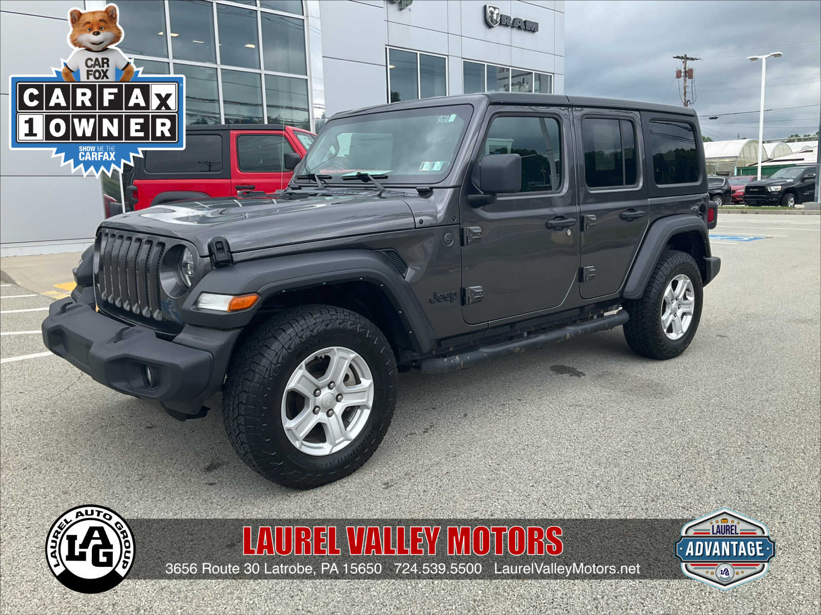 2022 Jeep Wrangler Unlimited Sport S 4x4
