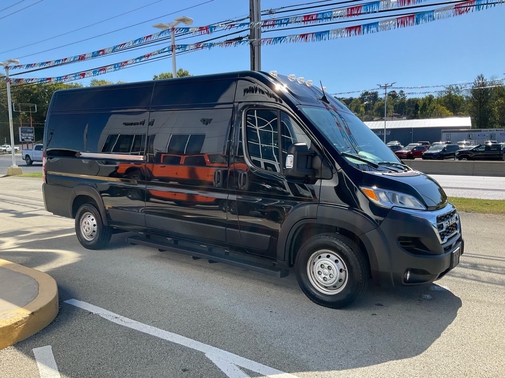 Used 2023 Ram Promaster Window Van 3500 Shuttle Conversion 15 Passenger High Roof 159" Extended Van