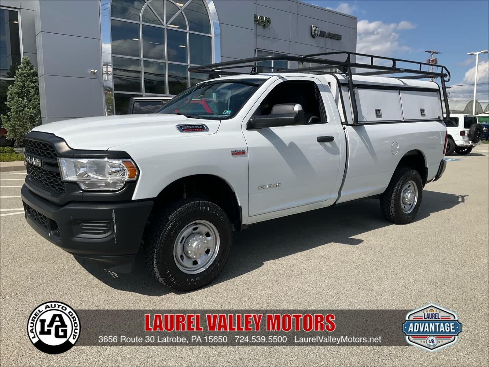 Bright White Clearcoat 2022 RAM 2500 Tradesman LB 4WD Pickup Truck Four-Wheel Drive Automatic