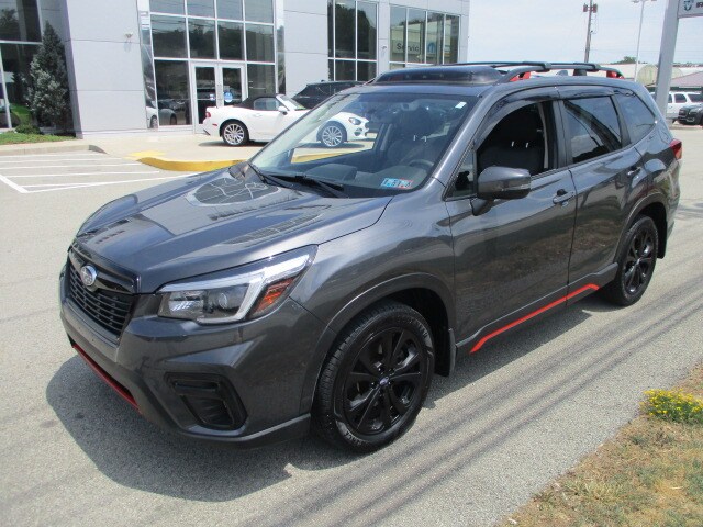 Used 2021 Subaru Forester Sport with VIN JF2SKARC4MH466397 for sale in Latrobe, PA