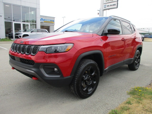 Used 2023 Jeep Compass Trailhawk with VIN 3C4NJDDN0PT568522 for sale in Latrobe, PA