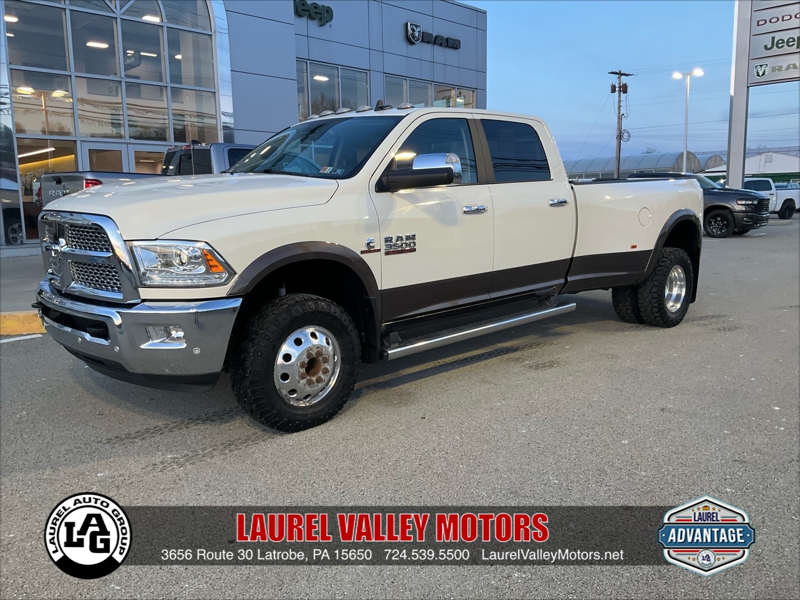 2018 RAM 3500 Laramie Crew Cab LB DRW 4WD