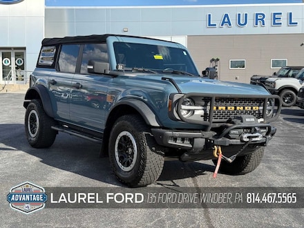 2021 Ford BRONCO 4-DOOR BADLANDS SOFT TOP LUX PACKAGE 2.7L ECOBOOST V6 4X4 BADLANDS Advanced 4x4