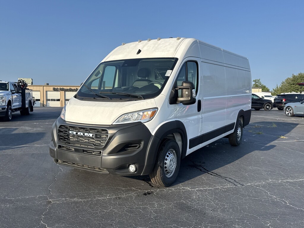 New 2024 Ram Promaster Cargo Van Tradesman 3500 High Roof 159 WB EXT w/Pass Seat Van Extended Cargo Van
