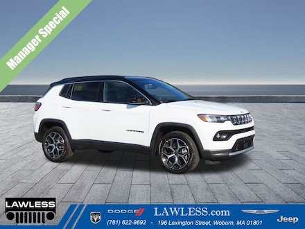 2026 Jeep Compass Limited Sport Utility for sale in Woburn, MA Bright White Clearcoat Gasoline