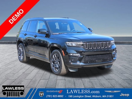 2025 Jeep Grand Cherokee Summit Sport Utility for sale in Woburn, MA Diamond Black Crystal Pearlcoat Gasoline