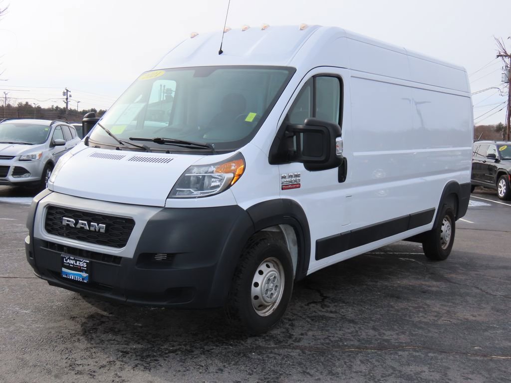Used 2021 RAM ProMaster Cargo Van Base with VIN 3C6LRVDG4ME506927 for sale in Woburn, MA