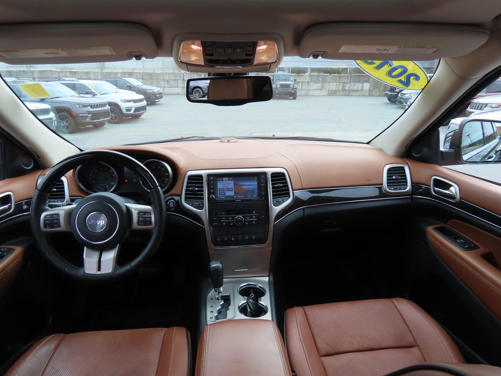 Used 2013 Jeep Grand Cherokee Overland Summit with VIN 1C4RJFCT4DC648216 for sale in Woburn, MA