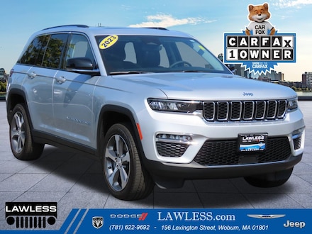 2023 Jeep Grand Cherokee 4xe SUV for sale in Woburn, MA Silver Zynith
