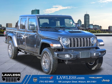 2026 Jeep Gladiator Sport S Pickup for sale in Woburn, MA Granite Crystal Metallic Clearcoat Gasoline