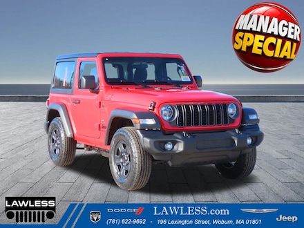 2026 Jeep Wrangler 2-Door Sport Sport Utility for sale in Woburn, MA Firecracker Red Gasoline