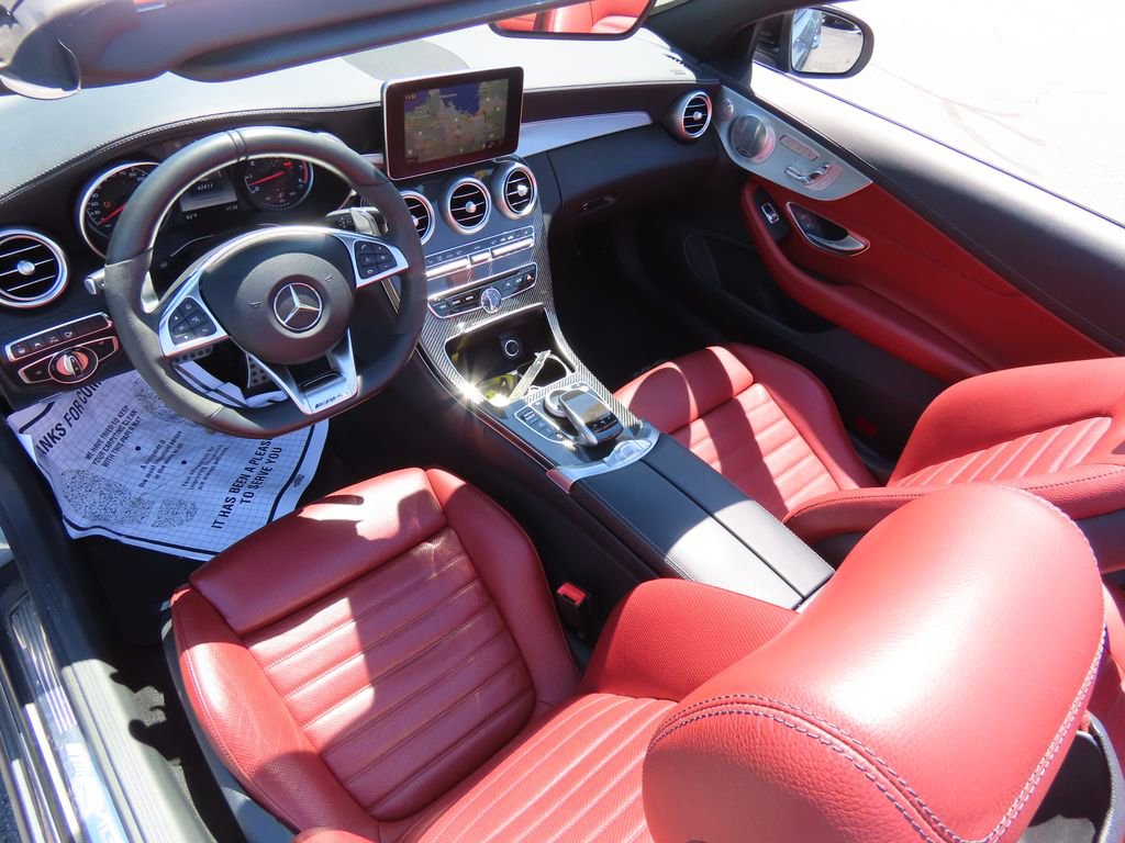 Used 2017 Mercedes-Benz C-Class Cabriolet AMG C43 with VIN WDDWK6EB8HF529714 for sale in Woburn, MA